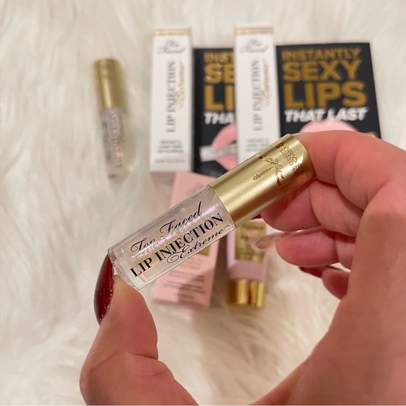 2x Too Faced Lip Injection and Plump & Prime Face Plumping Primer Serum - Picture 3 of 4